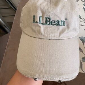 L.L. Bean Beige Cap with lights